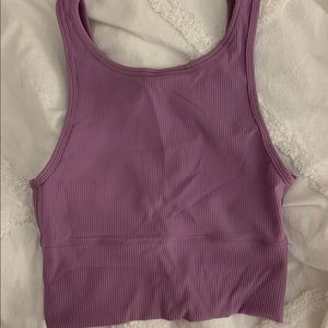 lululemon wisteria purple power pivot tank